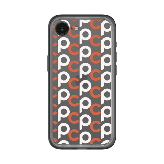 スリムプロテクションプレミアムケース［ オリジナル - CASEPLAYイニシャル総柄 - オレンジ ］