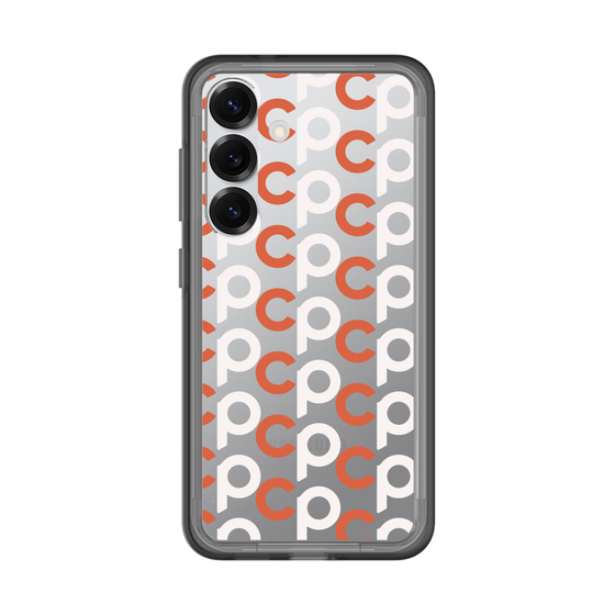 スリムプロテクションプレミアムケース［ オリジナル - CASEPLAYイニシャル総柄 - オレンジ ］