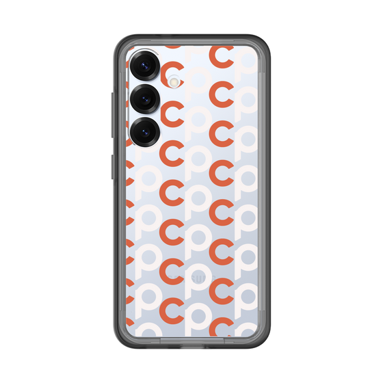 スリムプロテクションプレミアムケース［ オリジナル - CASEPLAYイニシャル総柄 - オレンジ ］