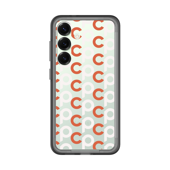 スリムプロテクションプレミアムケース［ オリジナル - CASEPLAYイニシャル総柄 - オレンジ ］