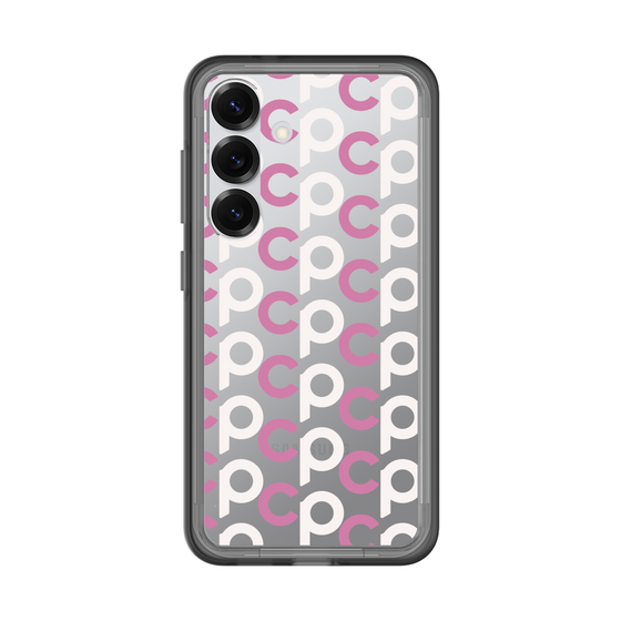 スリムプロテクションプレミアムケース［ オリジナル - CASEPLAYイニシャル総柄 - ピンク ］