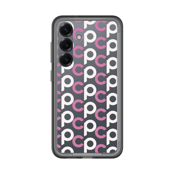 スリムプロテクションプレミアムケース［ オリジナル - CASEPLAYイニシャル総柄 - ピンク ］