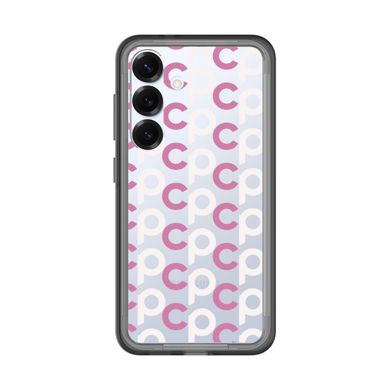 スリムプロテクションプレミアムケース［ オリジナル - CASEPLAYイニシャル総柄 - ピンク ］