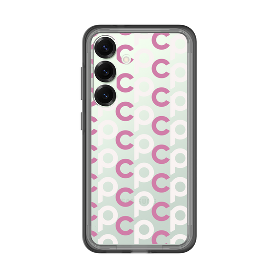 スリムプロテクションプレミアムケース［ オリジナル - CASEPLAYイニシャル総柄 - ピンク ］
