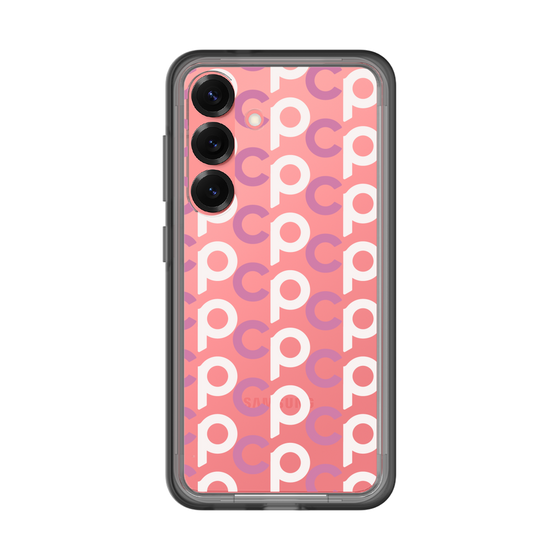 スリムプロテクションプレミアムケース［ オリジナル - CASEPLAYイニシャル総柄 - ピンク ］