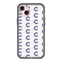スリムプロテクションプレミアムケース［ オリジナル - CASEPLAYイニシャル総柄 - ネイビー ］