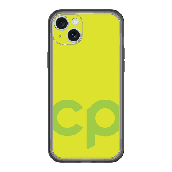 スリムプロテクションプレミアムケース［ オリジナル - CASEPLAYイニシャル - グリーン ］