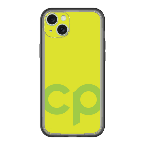 スリムプロテクションプレミアムケース［ オリジナル - CASEPLAYイニシャル - グリーン ］