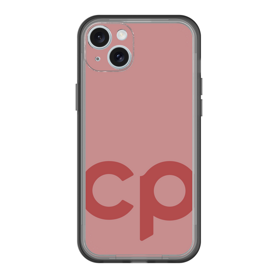スリムプロテクションプレミアムケース［ オリジナル - CASEPLAYイニシャル - レッド ］