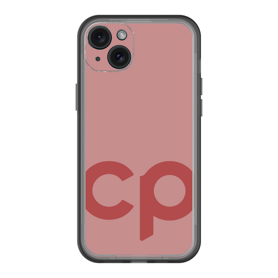 スリムプロテクションプレミアムケース［ オリジナル - CASEPLAYイニシャル - レッド ］
