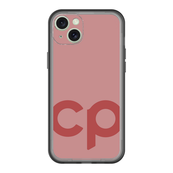 スリムプロテクションプレミアムケース［ オリジナル - CASEPLAYイニシャル - レッド ］
