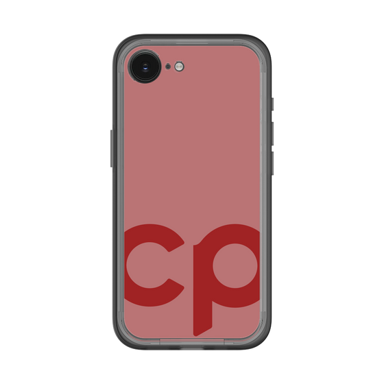 スリムプロテクションプレミアムケース［ オリジナル - CASEPLAYイニシャル - レッド ］