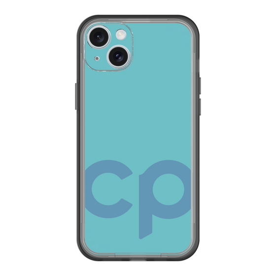スリムプロテクションプレミアムケース［ オリジナル - CASEPLAYイニシャル - ライトブルー ］