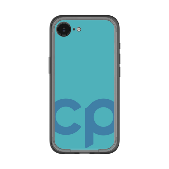 スリムプロテクションプレミアムケース［ オリジナル - CASEPLAYイニシャル - ライトブルー ］