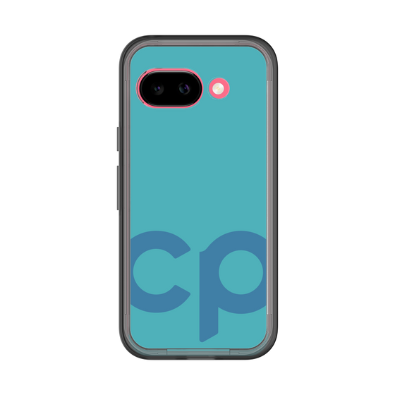 スリムプロテクションプレミアムケース［ オリジナル - CASEPLAYイニシャル - ライトブルー ］