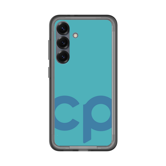 スリムプロテクションプレミアムケース［ オリジナル - CASEPLAYイニシャル - ライトブルー ］