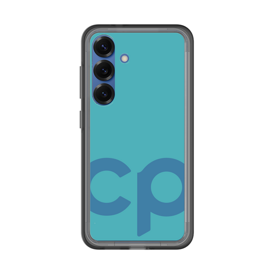 スリムプロテクションプレミアムケース［ オリジナル - CASEPLAYイニシャル - ライトブルー ］