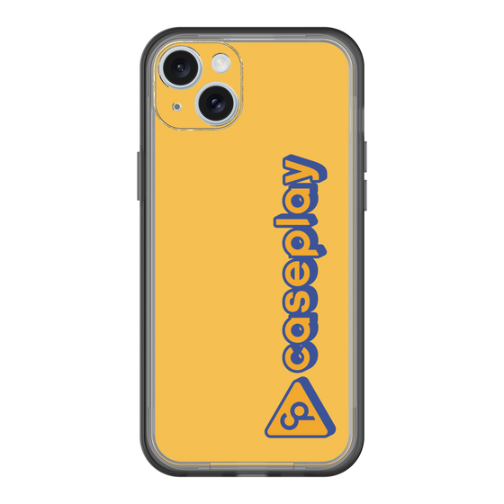 スリムプロテクションプレミアムケース［ オリジナル - CASEPLAYロゴタイプ - オレンジ ］