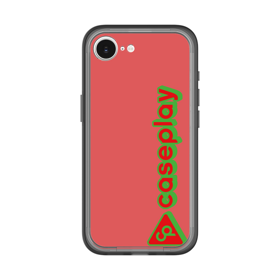 スリムプロテクションプレミアムケース［ オリジナル - CASEPLAYロゴタイプ - レッド ］