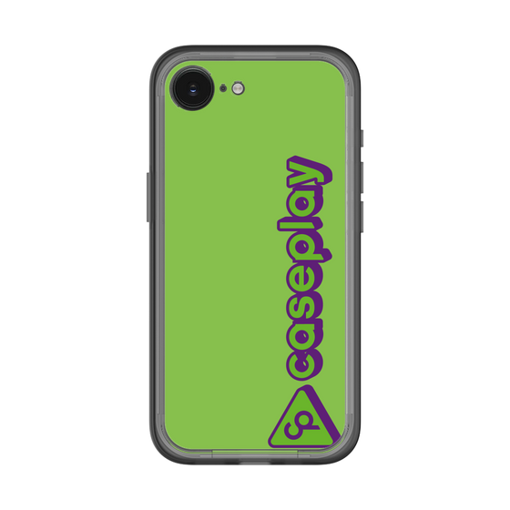 スリムプロテクションプレミアムケース［ オリジナル - CASEPLAYロゴタイプ - グリーン ］