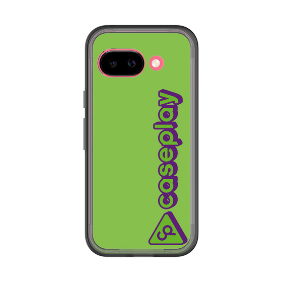 スリムプロテクションプレミアムケース［ オリジナル - CASEPLAYロゴタイプ - グリーン ］