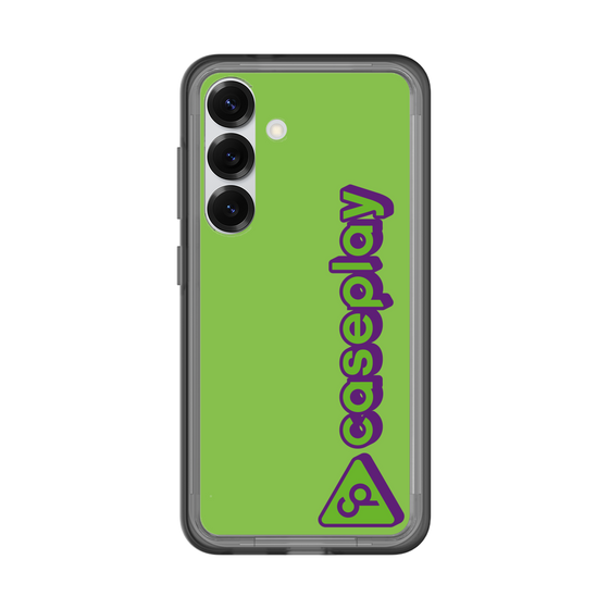 スリムプロテクションプレミアムケース［ オリジナル - CASEPLAYロゴタイプ - グリーン ］