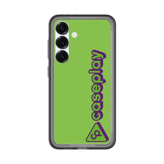 スリムプロテクションプレミアムケース［ オリジナル - CASEPLAYロゴタイプ - グリーン ］
