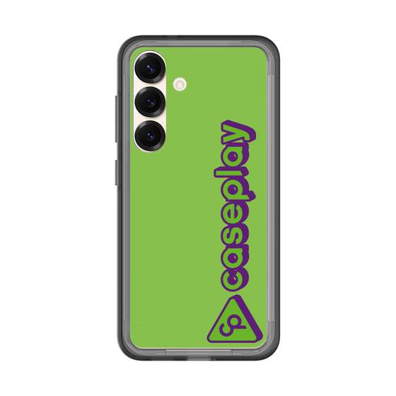 スリムプロテクションプレミアムケース［ オリジナル - CASEPLAYロゴタイプ - グリーン ］