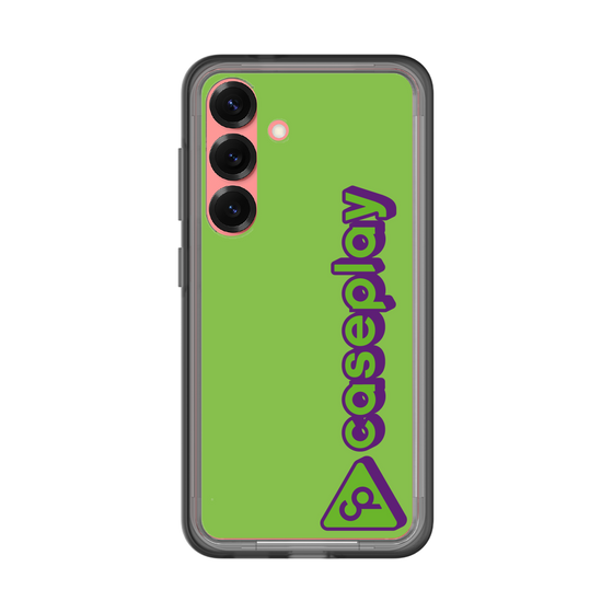 スリムプロテクションプレミアムケース［ オリジナル - CASEPLAYロゴタイプ - グリーン ］
