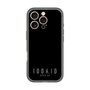 スリムプロテクションプレミアムケース［ 100人10 - Logo horizontal - Gray ］