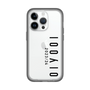 スリムプロテクションプレミアムケース［ 100人10 - Logo vertical - Clear ］
