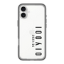 スリムプロテクションプレミアムケース［ 100人10 - Logo vertical - Clear ］