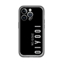 スリムプロテクションプレミアムケース［ 100人10 - Logo vertical - Black ］