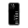 スリムプロテクションプレミアムケース［ 100人10 - Logo vertical - Black ］