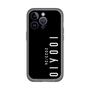 スリムプロテクションプレミアムケース［ 100人10 - Logo vertical - Black ］