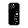 スリムプロテクションプレミアムケース［ 100人10 - Logo vertical - Black ］