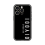 スリムプロテクションプレミアムケース［ 100人10 - Logo vertical - Black ］