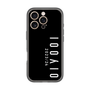 スリムプロテクションプレミアムケース［ 100人10 - Logo vertical - Black ］