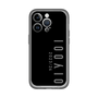 スリムプロテクションプレミアムケース［ 100人10 - Logo vertical - Gray ］