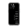スリムプロテクションプレミアムケース［ 100人10 - Logo vertical - Gray ］