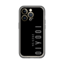スリムプロテクションプレミアムケース［ 100人10 - Logo vertical - Gray ］