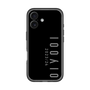 スリムプロテクションプレミアムケース［ 100人10 - Logo vertical - Gray ］
