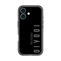 スリムプロテクションプレミアムケース［ 100人10 - Logo vertical - Gray ］