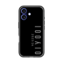 スリムプロテクションプレミアムケース［ 100人10 - Logo vertical - Gray ］