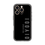 スリムプロテクションプレミアムケース［ 100人10 - Logo vertical - Gray ］