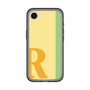 スリムプロテクションプレミアムケース［ オリジナル - initial color line - R yellow ］