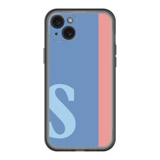 スリムプロテクションプレミアムケース［ オリジナル - initial color line - S blue ］