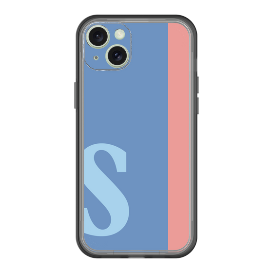 スリムプロテクションプレミアムケース［ オリジナル - initial color line - S blue ］