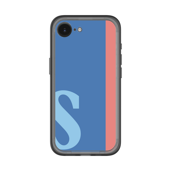 スリムプロテクションプレミアムケース［ オリジナル - initial color line - S blue ］