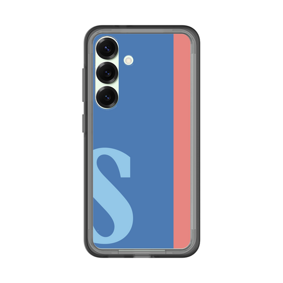 スリムプロテクションプレミアムケース［ オリジナル - initial color line - S blue ］